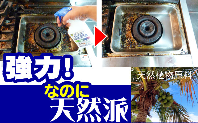 強力な洗浄力なのに天然派